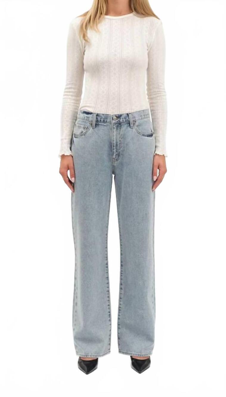 NEW DAZE 1999 slouch 90's fit jeans in lovers knot